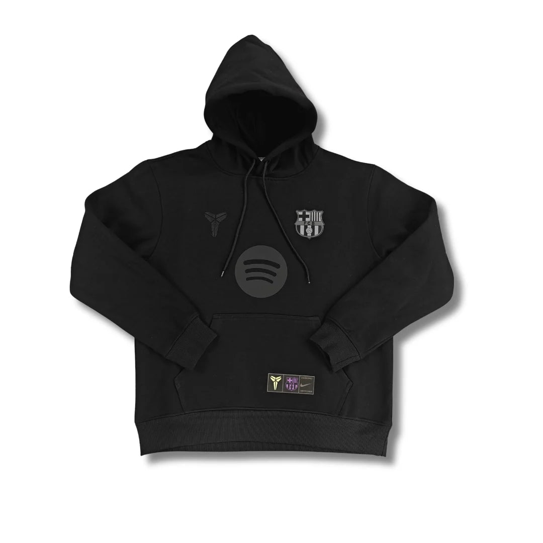 Barcelona x Kobe Black Hoodie - front view