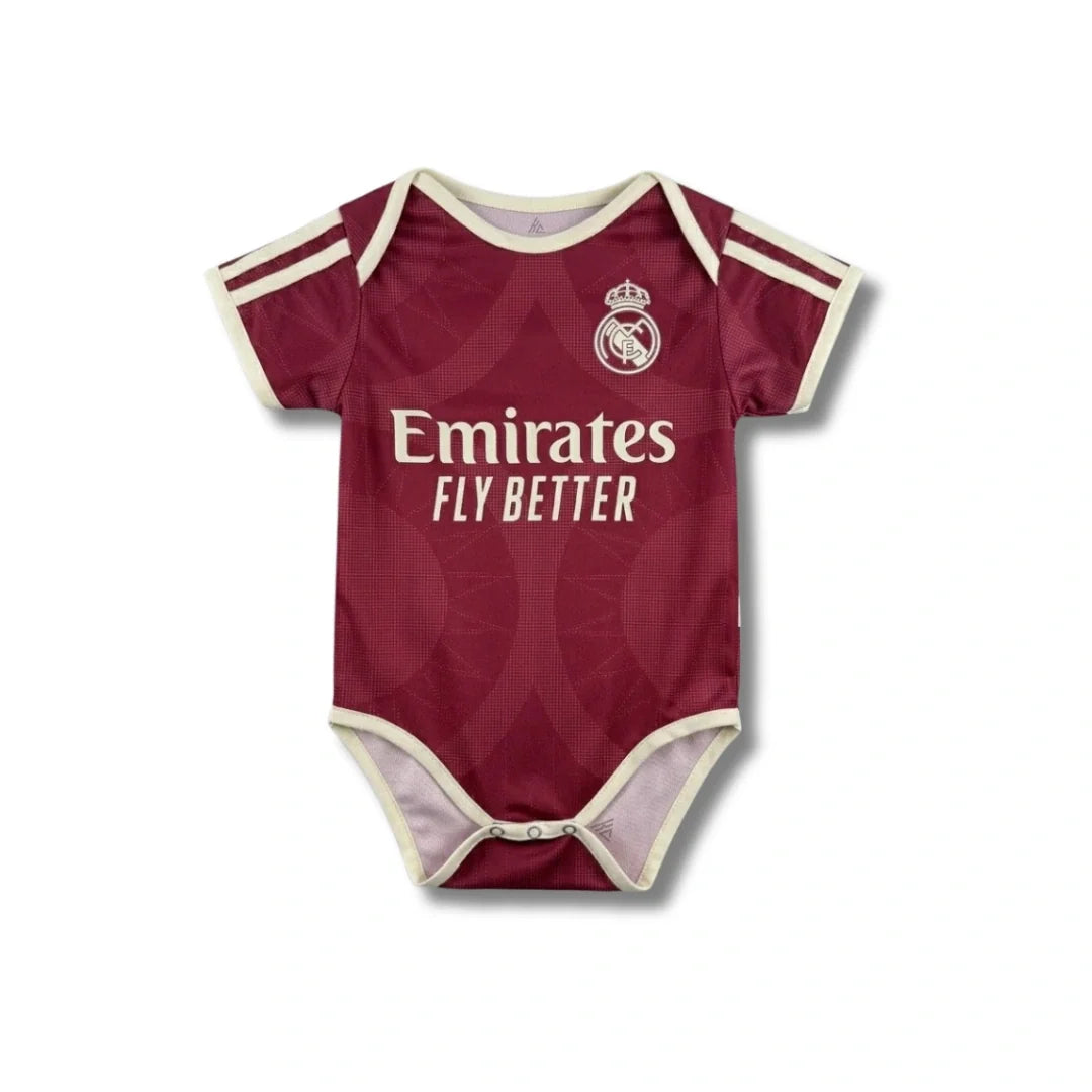Real Madrid Pink 2026/27 - Baby Bodysuit - front view