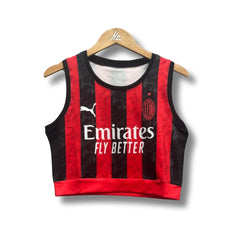 AC Milan Women 25/26 Crop Top - Home - front view