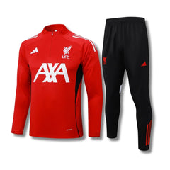 Liverpool Red/White Tracksuit - front view