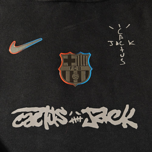 Barcelona x Travis Scott Black Hoodie - image 2