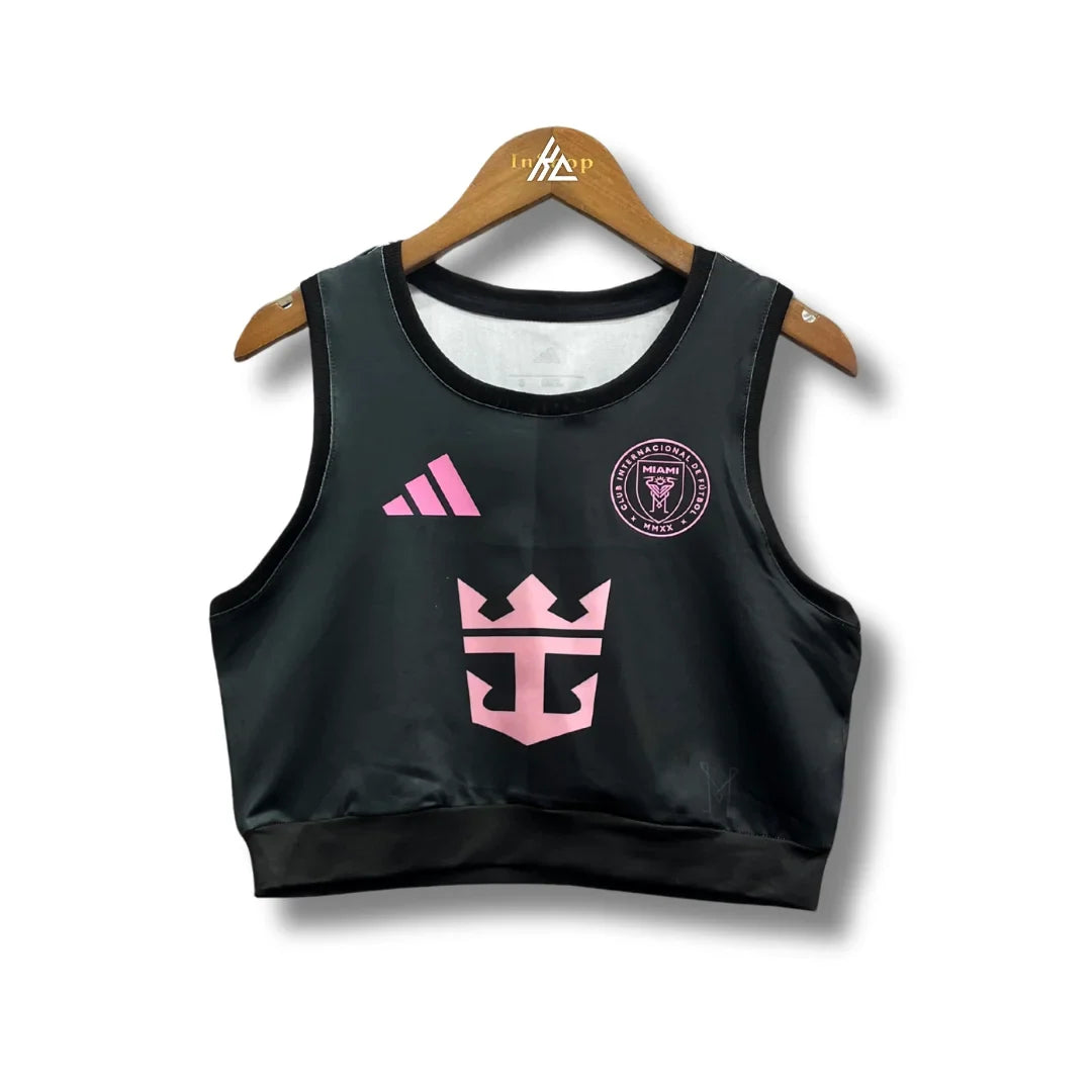 Inter Miami Women 25/26 Crop Top - Away - front view