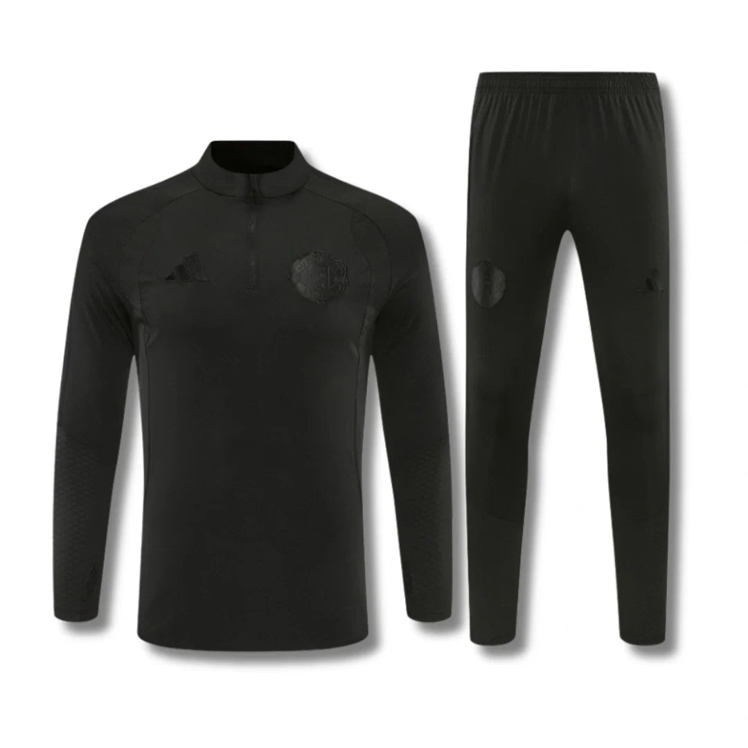 Manchester United Blackout Tracksuit 26/27 - front view