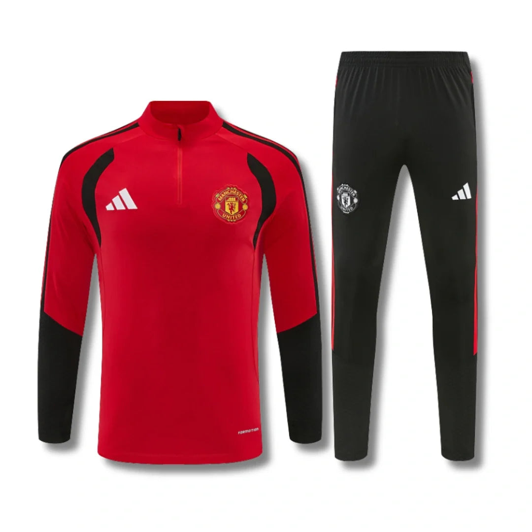 Manchester United Red Tracksuit 26/27 - front view