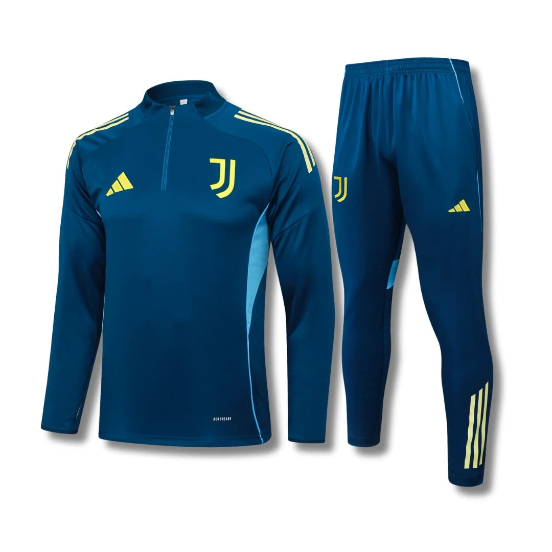 Juventus Blue Tracksuit - front view