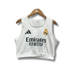 Real Madrid Women 25/26 Crop Top - Home - front view