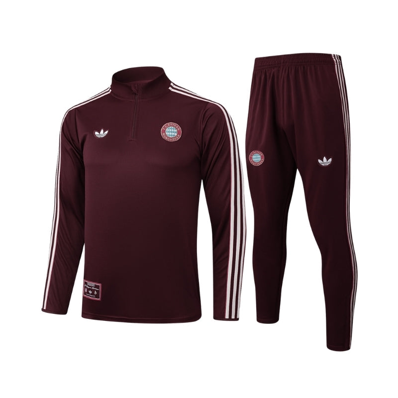 FC Bayern 25/26 Kids Tracksuit - Quarter Zip