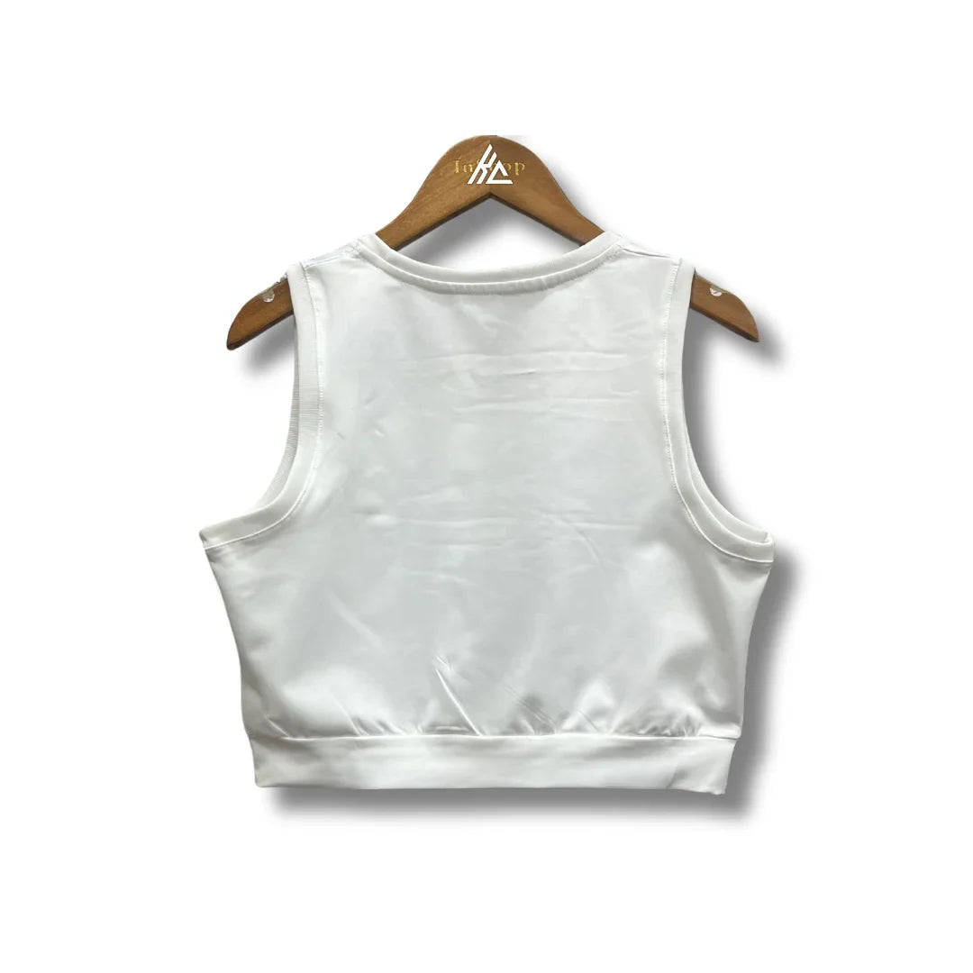 Real Madrid Women 25/26 Crop Top - Home - back view