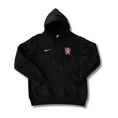 Chelsea Black/Pink Hoodie - front view