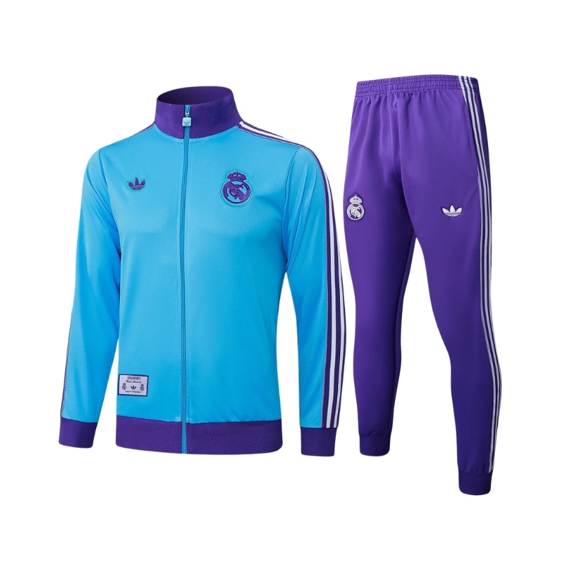 Real Madrid 25/26 Kids Tracksuit - Full Zip