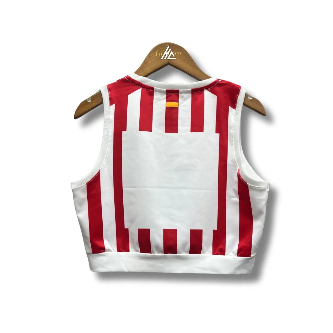 Atletico Madrid Women 25/26 Crop Top - Home - back view