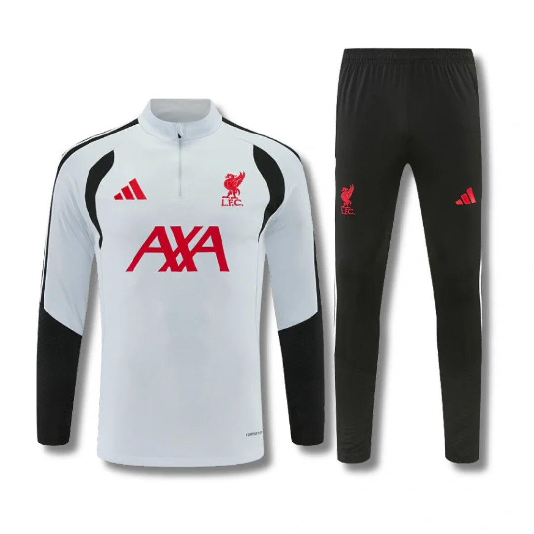 Liverpool White Tracksuit 26/27 - front view