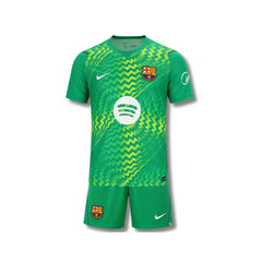 Kids FC Barcelona 26/27 Green - Goalkeeper - front view