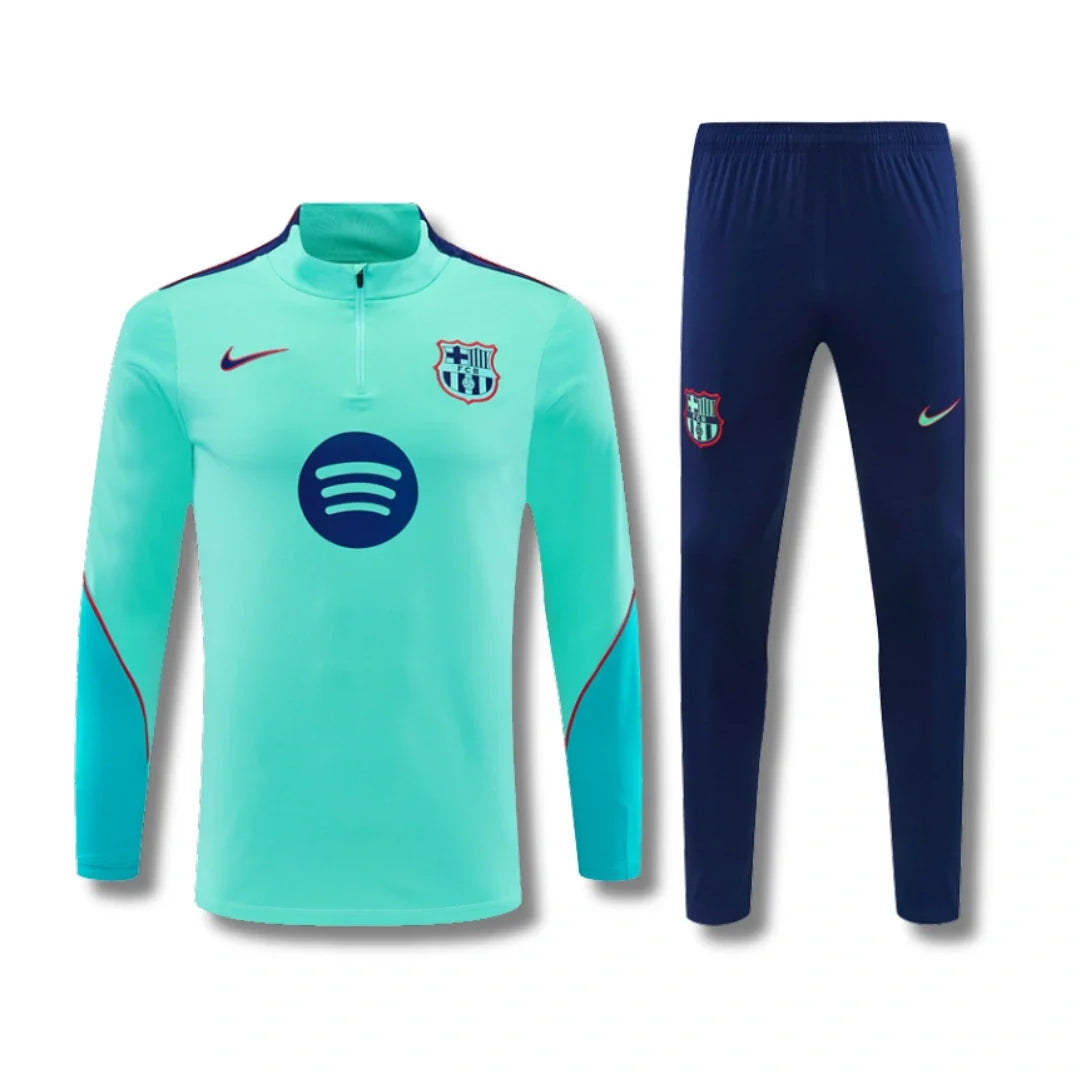 Barcelona Cyan Tracksuit 26/27 - front view