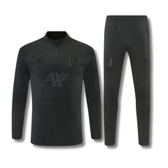 Liverpool Black Tracksuit 26/27 - front view
