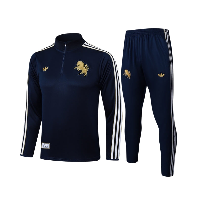 Juventus 25/26 Kids Tracksuit - Quarter Zip
