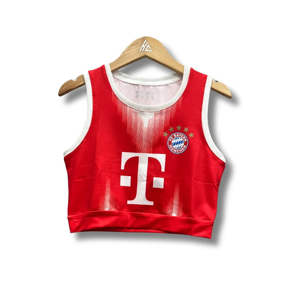 Bayern Munich Women 25/26 Crop Top - Home
