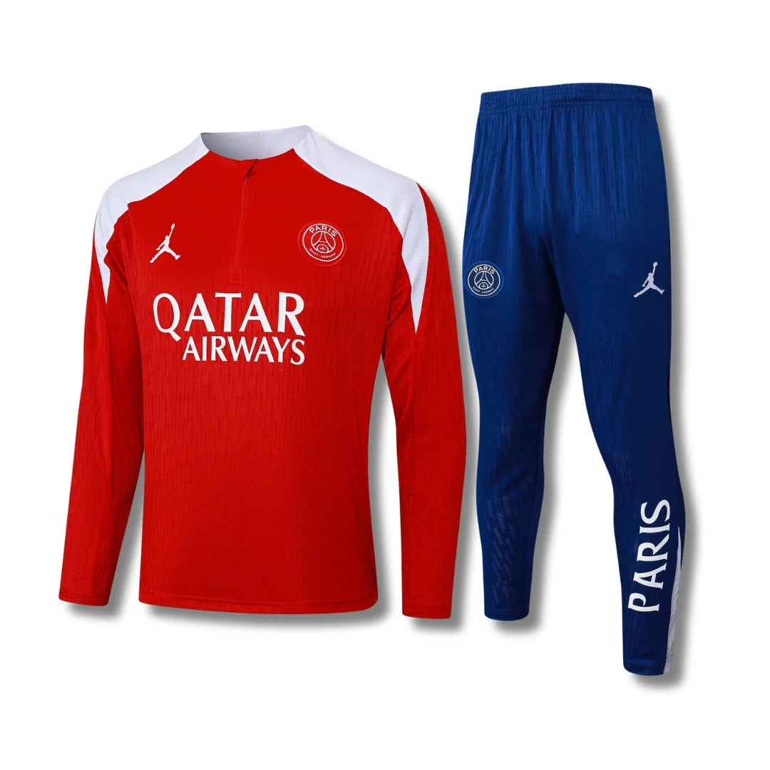 PSG Red/Navy Tracksuit - front view