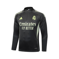 Real Madrid Olive Tracksuit - back view