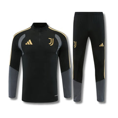 Juventus Black Tracksuit 26/27 - front view