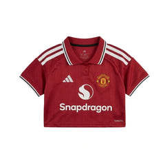 Man United Women 26/27 Crop Top - Home - front view