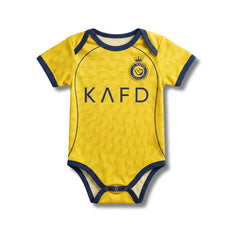 Al Nassr Yellow 2026 - Baby Bodysuit - front view