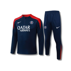 PSG Navy/Red Tracksuit - front view