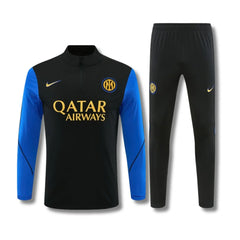 Inter Milan Black/Navy Tracksuit 26/27 - front view