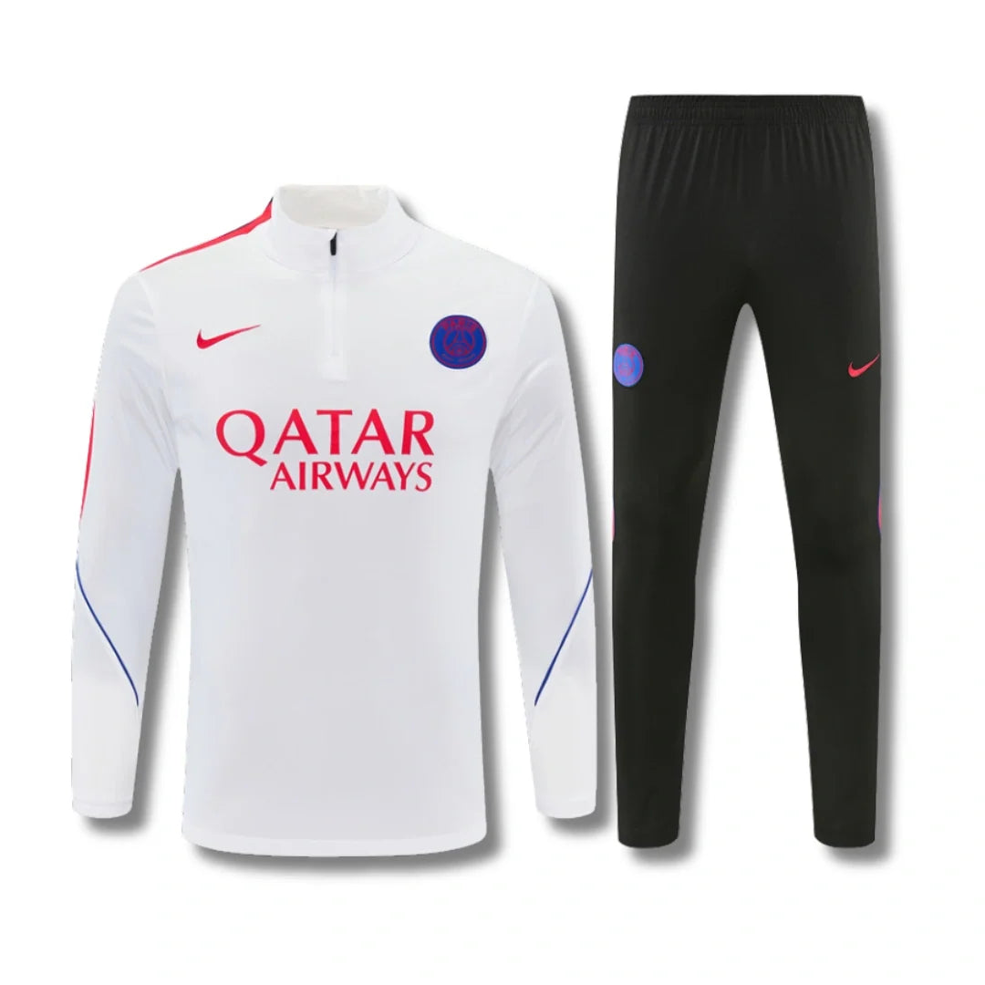 PSG White Tracksuit 26/27 - front view