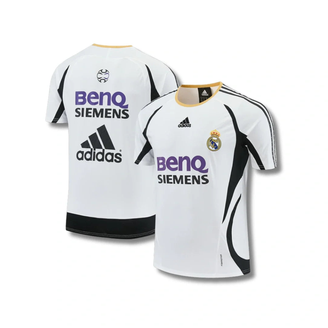 Real Madrid Retro 06/07 White Training - front view