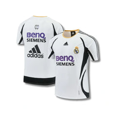Real Madrid Retro 06/07 White Training - front view