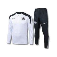 Chelsea White Tracksuit - front view