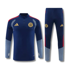 Bayern Navy Tracksuit 26/27 - front view