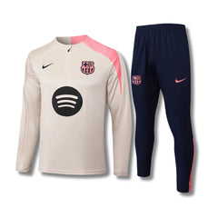 Barcelona Light Pink Tracksuit - front view