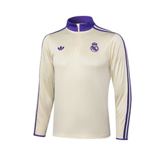 Real Madrid Cream/Purple Tracksuit - back view