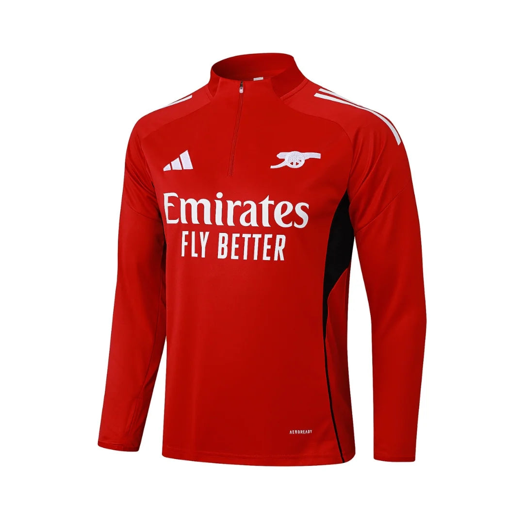 Arsenal Red/Black Tracksuit - back view