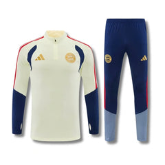 Bayern White Tracksuit 26/27 - front view