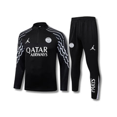 PSG x Jordan Wings Black Tracksuit - front view