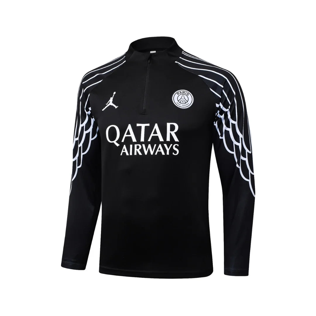 PSG x Jordan Wings Black Tracksuit - back view