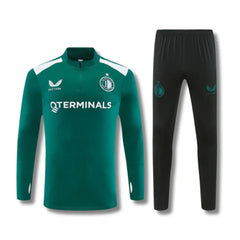 Feyenoord Green Tracksuit 26/27 - front view