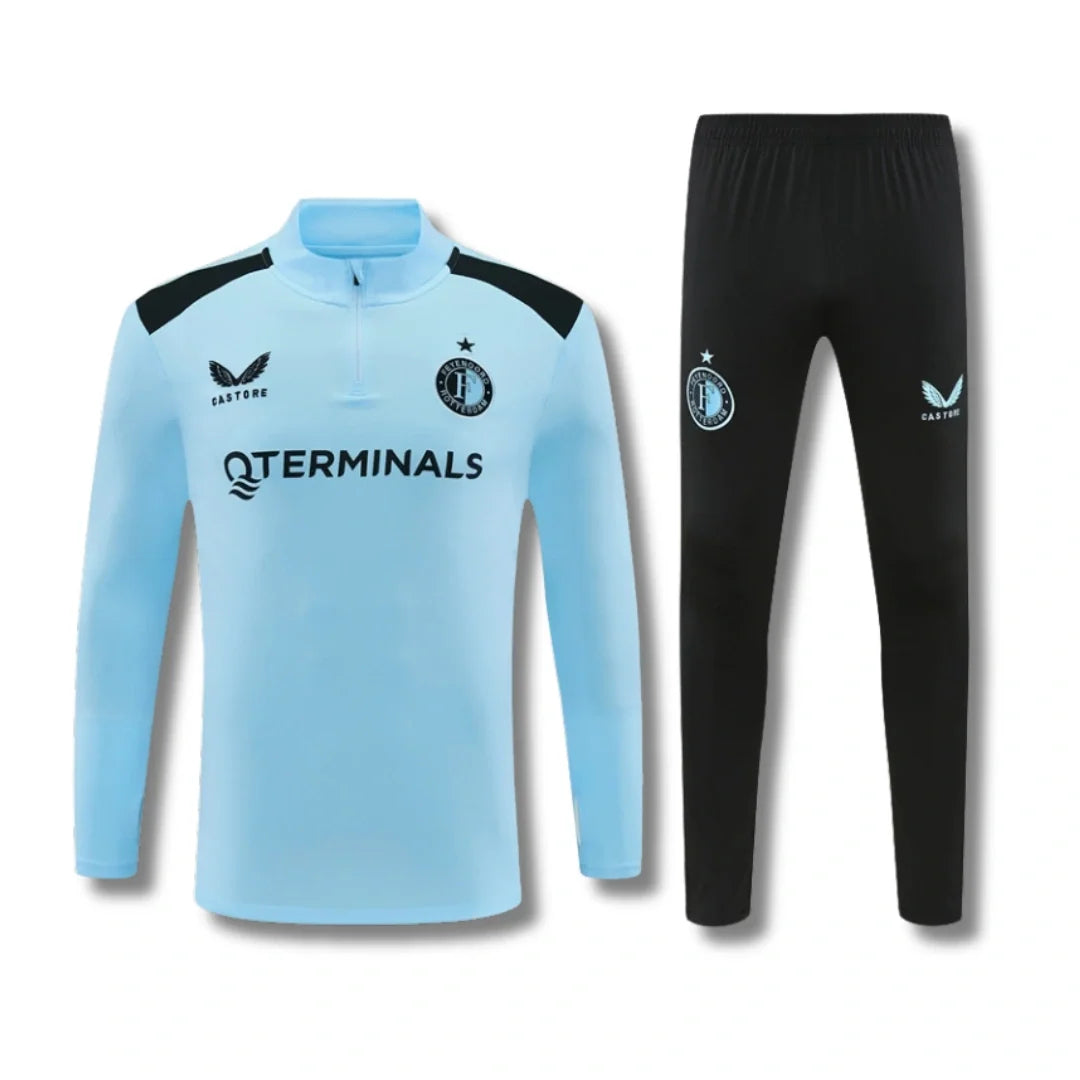 Feyenoord Blue Tracksuit 26/27 - front view
