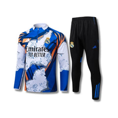 Real Madrid Special Blue/White Tracksuit - front view