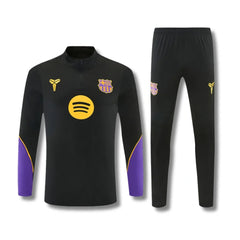 Barcelona Black Tracksuit 26/27 - front view