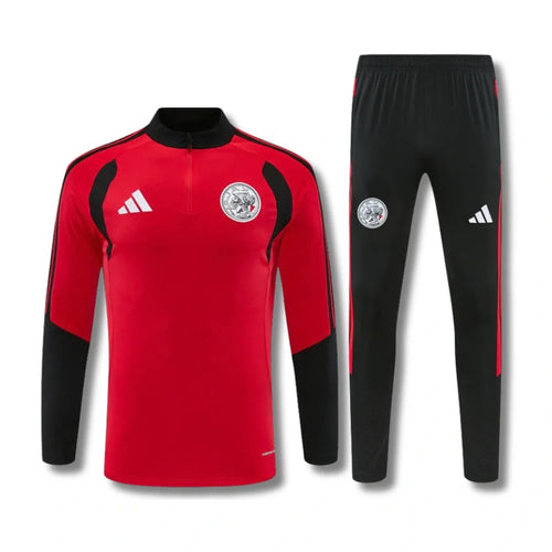 Ajax Red/Black Tracksuit 26/27 - image 1