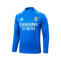 Real Madrid Blue/White Tracksuit - back view