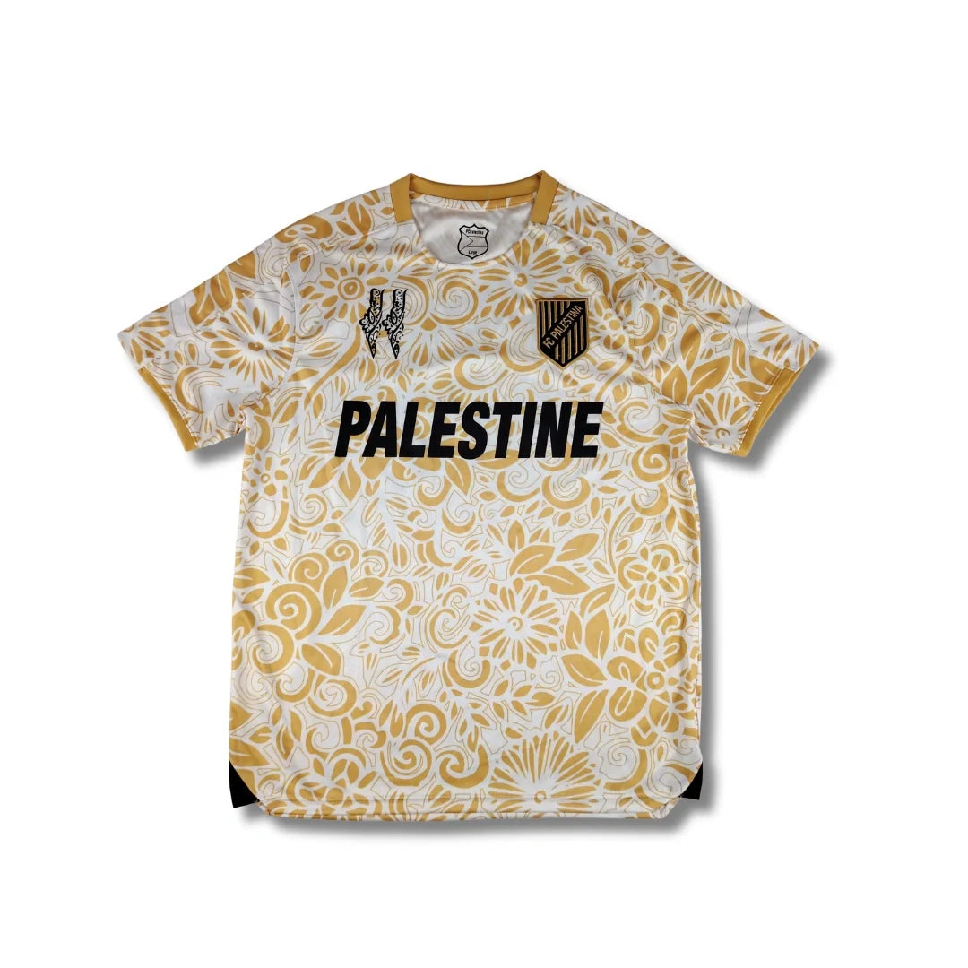 Palestine White Floral - Exclusive (English) - front view