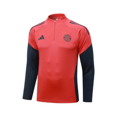 Bayern Red/Black Tracksuit - back view