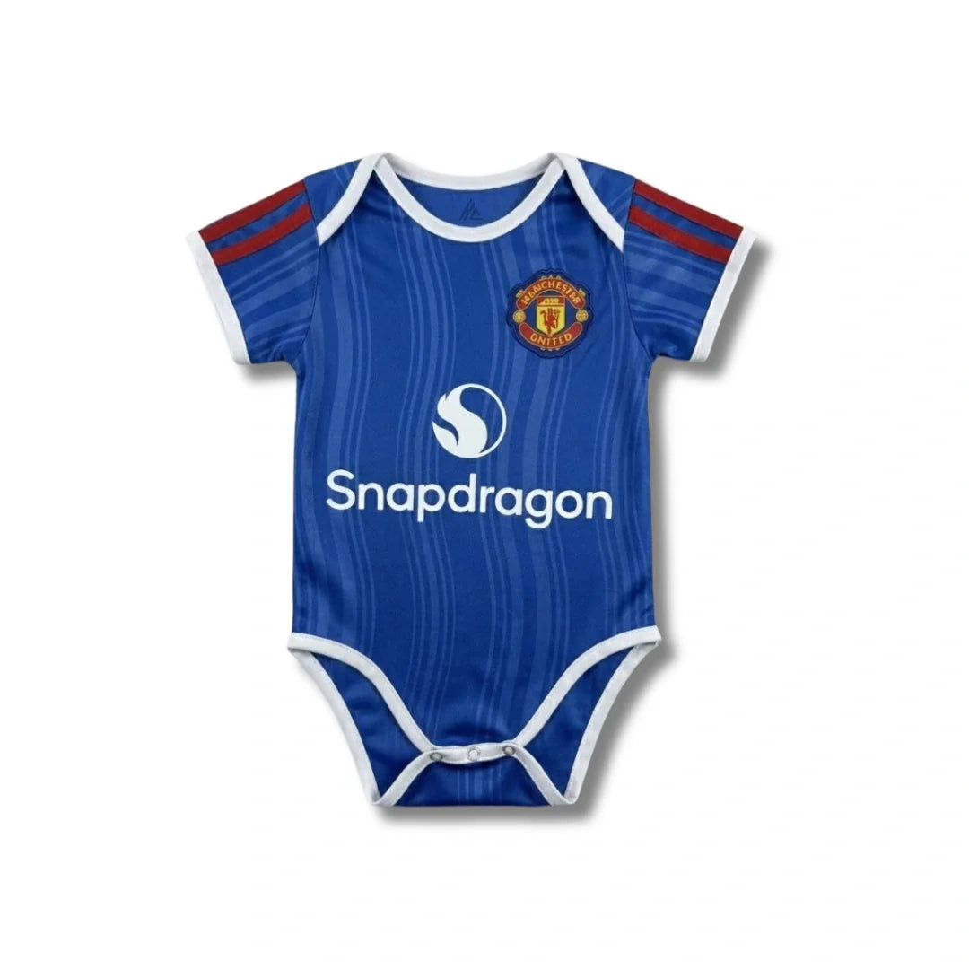 Manchester United Blue 2026/27 - Baby Bodysuit - front view