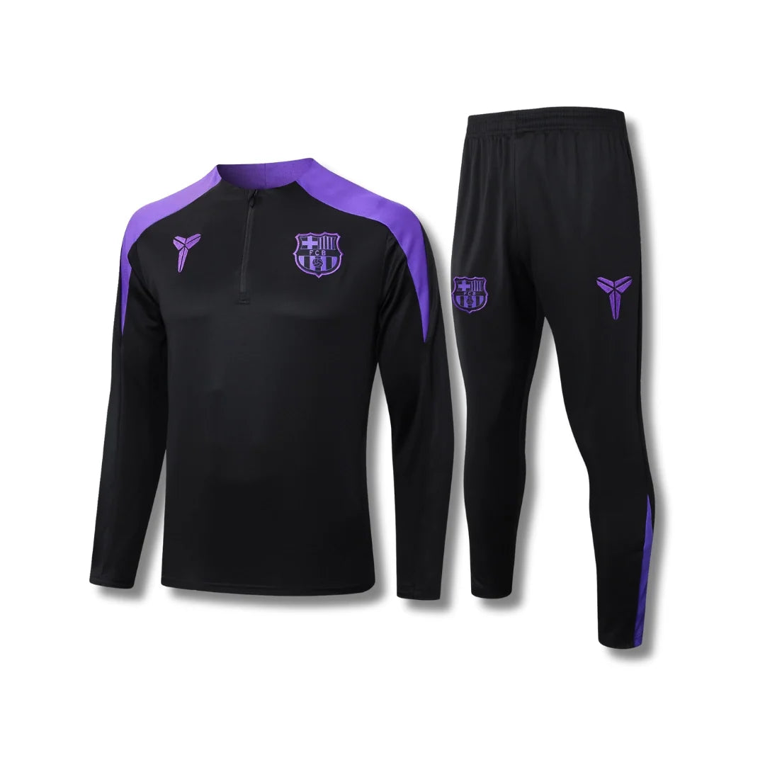 Barcelona x Kobe Black/Purple Tracksuit - front view