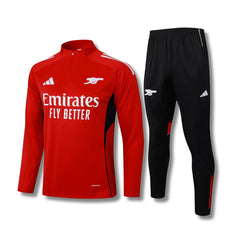 Arsenal Red/Black Tracksuit - front view